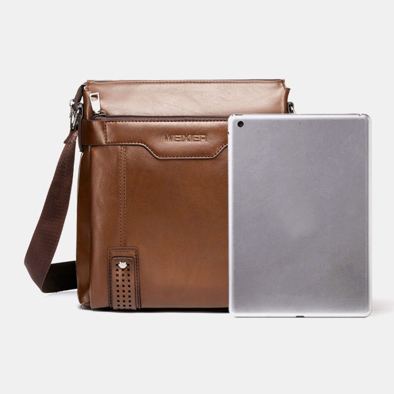 Menn Stor Kapasitet Crossbody-vesker Med Flere Lommer Uformelt Slitesterk 6.5 Tommers Telefonveske Messenger Vesker Skulderveske