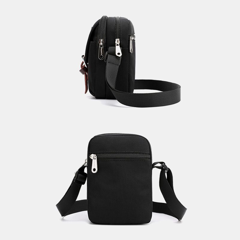 Unisex Nylon Mini Easy Carry Casual Skulderveske Cross Body Bag