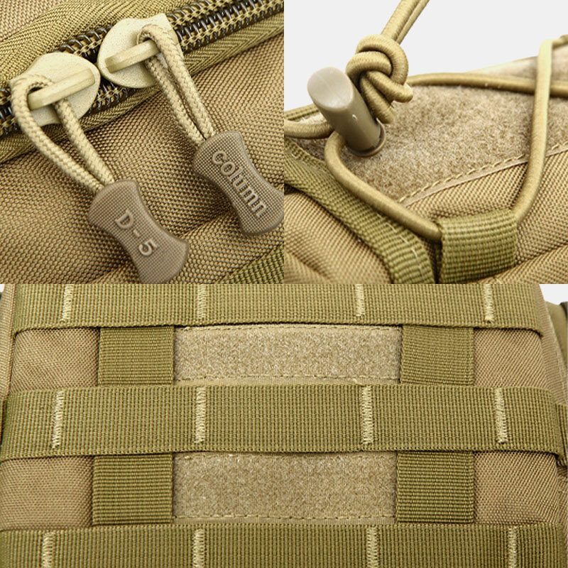 Unisex Nylon Taktisk Kamuflasje Utendørs Ridning Multi-bære Verktøyveske Crossbody Vesker Midjeveske