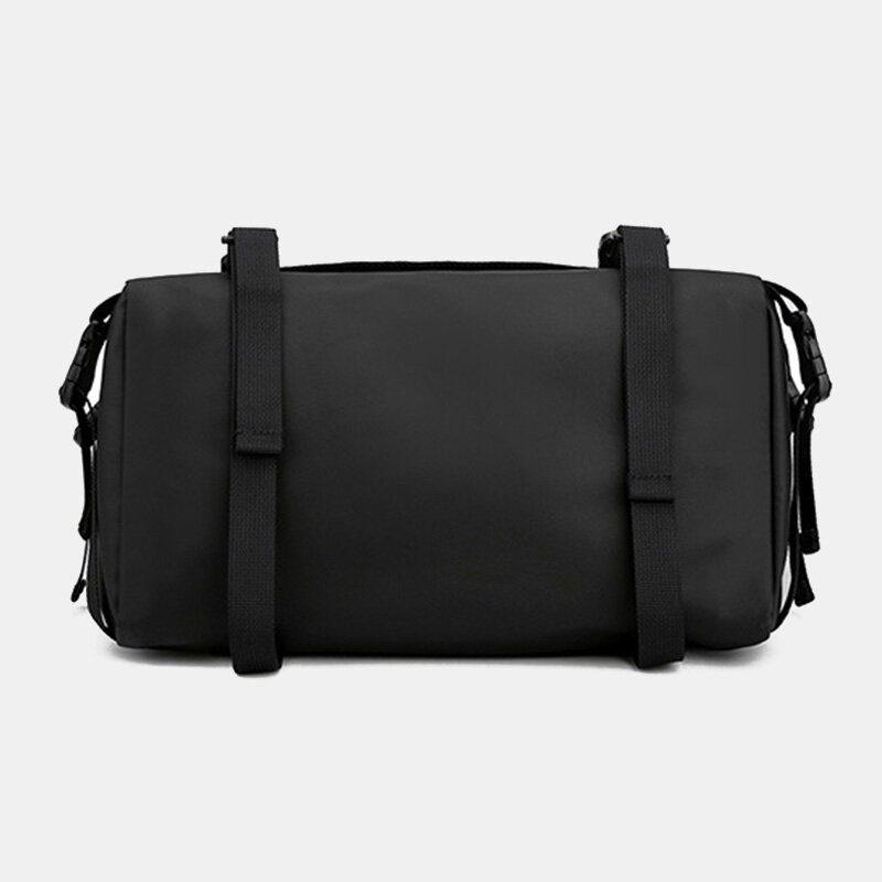 Unisex Stor Kapasitet Rygg Anti-tyveri Lomme Crossbody Vesker Minimalistisk Spenne Nylon Messenger Vesker Skulderveske