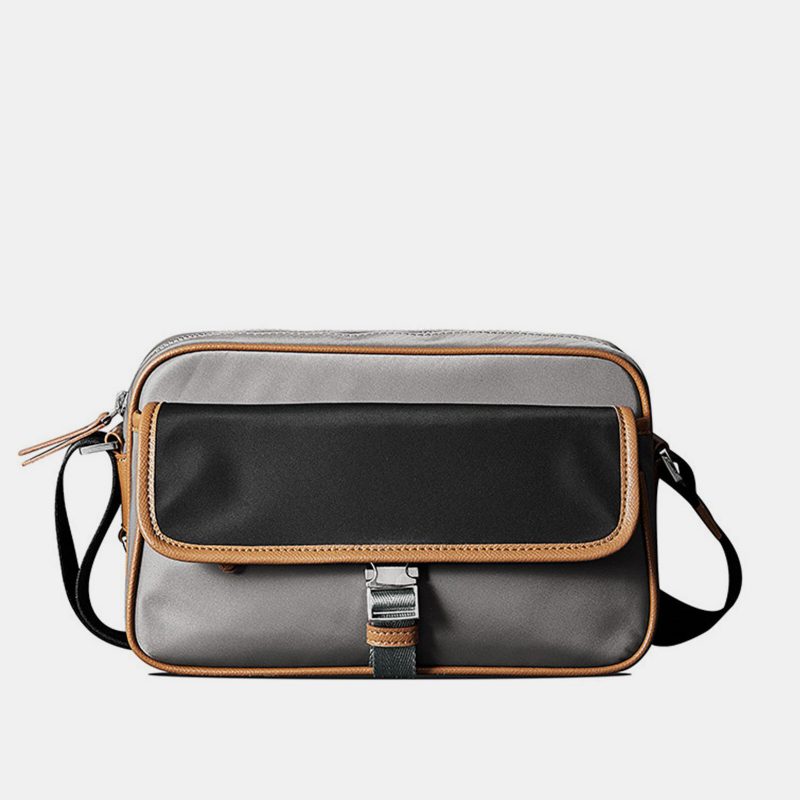 Unisexual Oxfords Cloth Casual Messenger Vesker Med Stor Kapasitet Slitesterk Justerbar Stropp Crossbody-veske