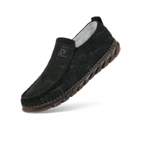 Menn Old Peking Style Klut Håndsøm Slip On Casual Sko