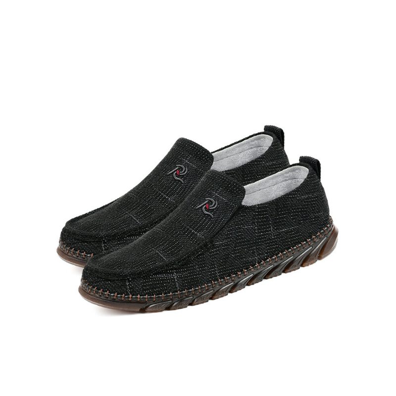 Menn Old Peking Style Klut Håndsøm Slip On Casual Sko