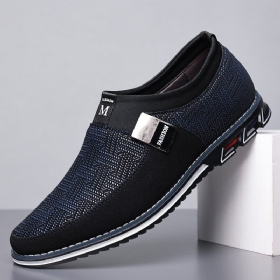 Menn Pustende Sklisikker Behagelig Myk Bunn Slip On Casual Business Loafers Sko