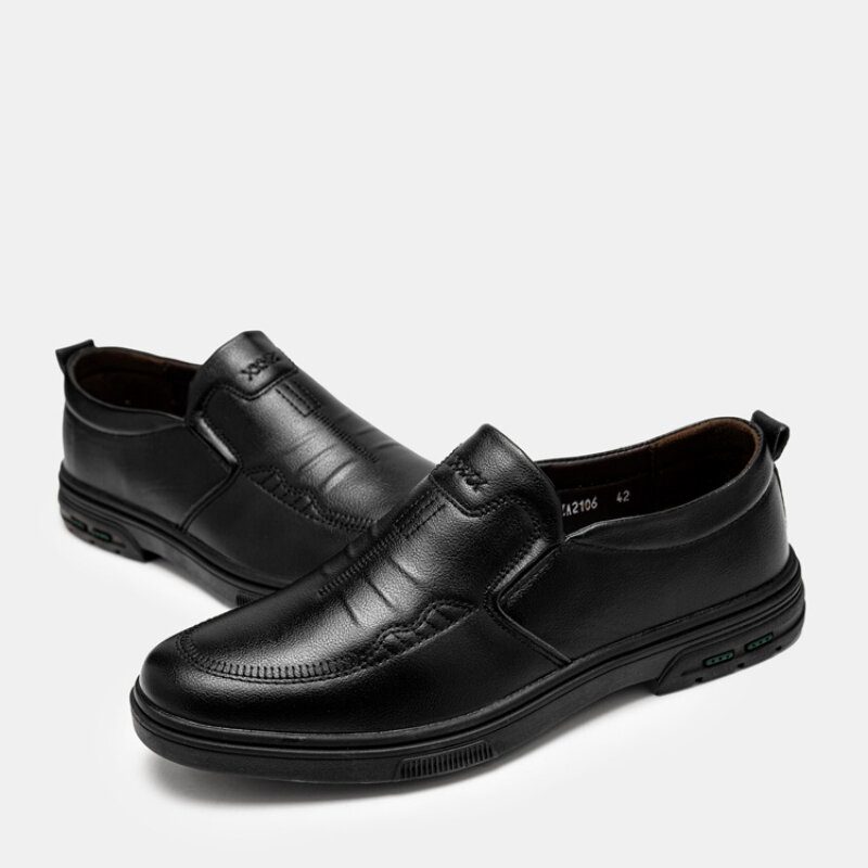 Pustende Gummisåle For Menn Slip On Casual Business Sko