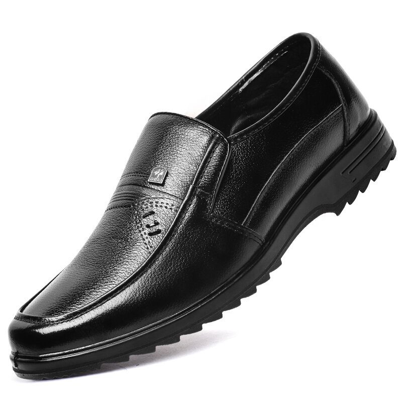 Sklisikker Herre Komfortable Slip On Business Casual Sko