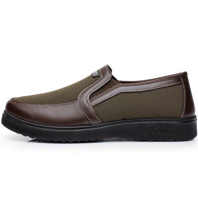 Spleising For Menn Gammel Beijing-stil Store Slip-on Casual Cloth Sko