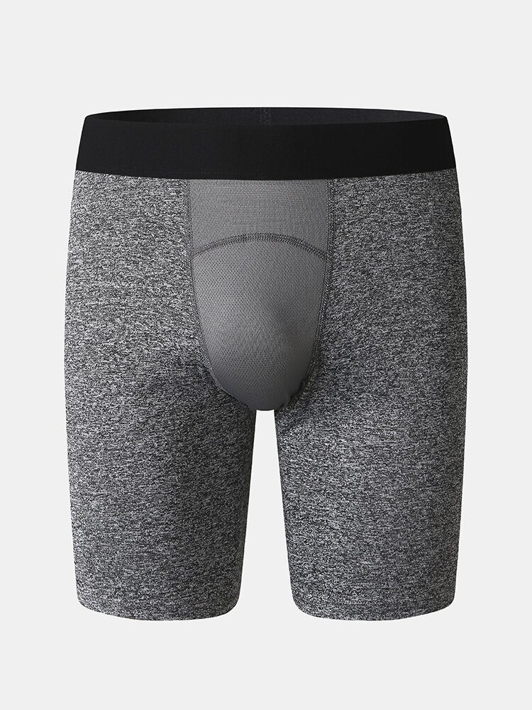 Ensfarget Stretch Slim Quick Dry Mesh Skritt Sports Fitness Shorts