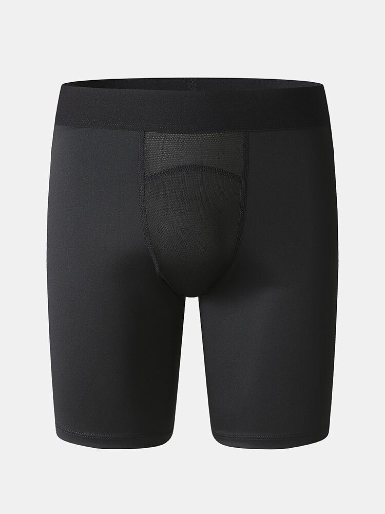 Ensfarget Stretch Slim Quick Dry Mesh Skritt Sports Fitness Shorts