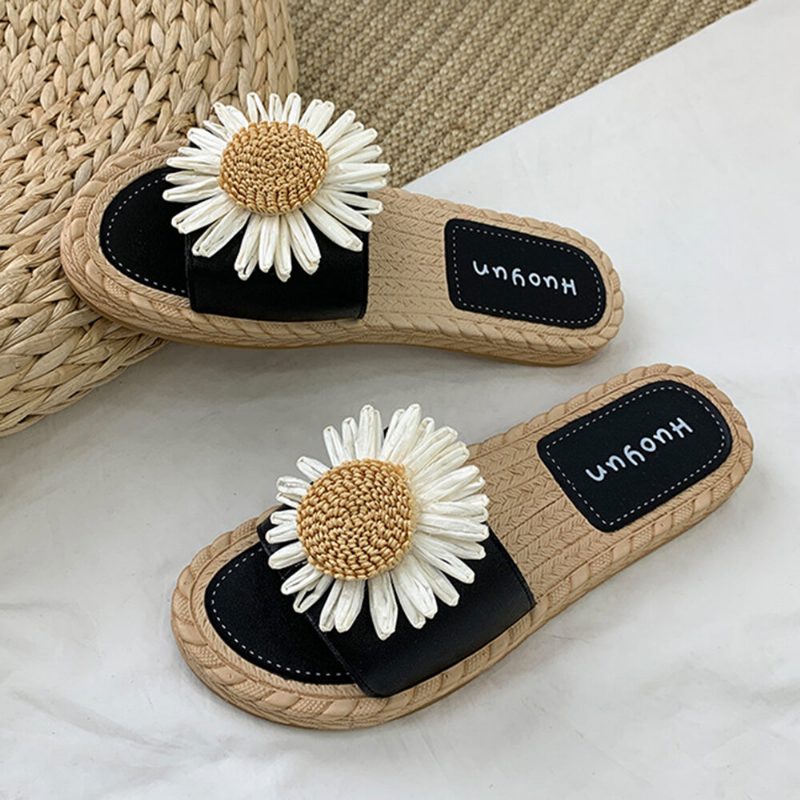 Dame Daisy Decor Bærbare Comfy Beach Slides Tøfler