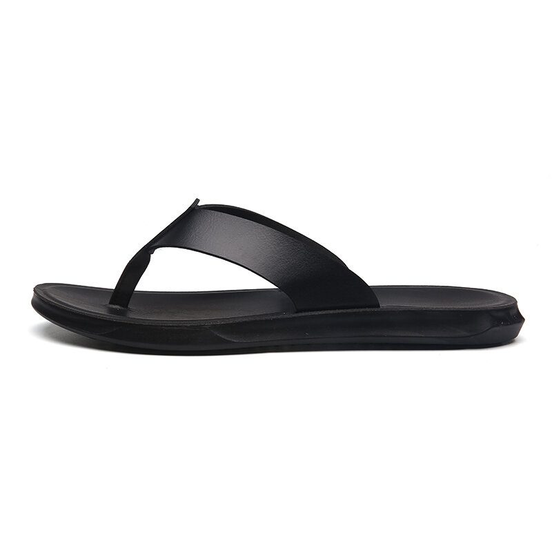 Herre Myk Mikrofibersåle Sklisikker Behagelige Solide Flipflops