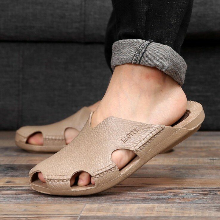 Menn Casual Home Innendørs Slip On-tøfler