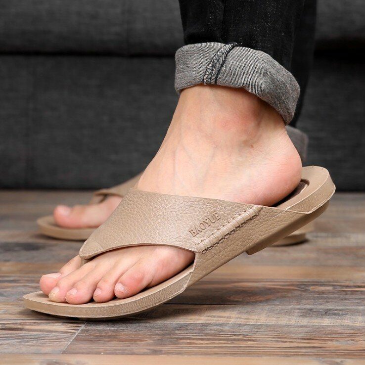 Menn Casual Home Innendørs Slip On-tøfler