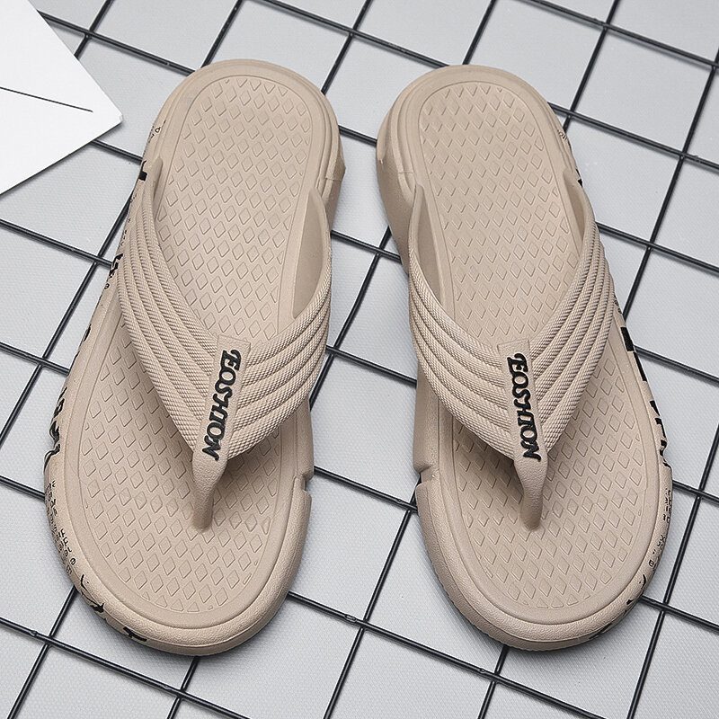 Menn Pustende Lett Myk Såle Flip Flops Casual Tøfler