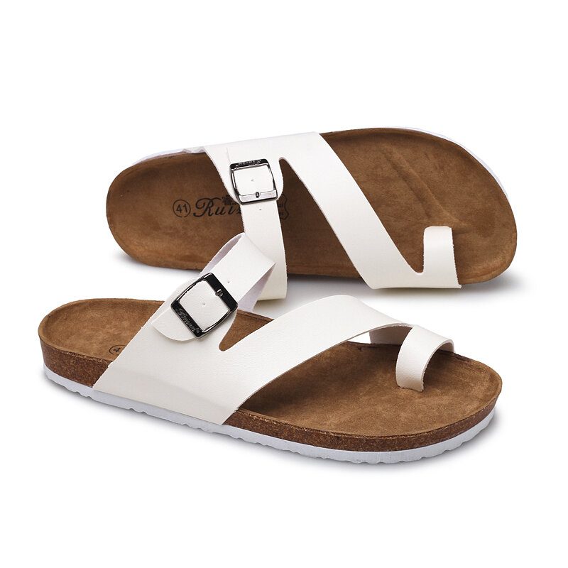 Menn Pustende Non Slip Flip Soft Sole Beach Casual Tøfler