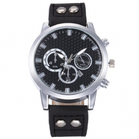 Mote Elegent Alloy Sports Business Casual Belte Herreklokke Quartz Watch