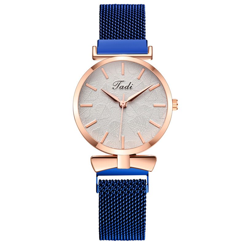 Mote Uformell Elegant Design Dame Klokker Legering Mesh Band Urtall Håndledd Veske Quartz Watch