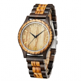 Mote Wooden Watch Simple Dial Herre Mote Watch Quartz Watch