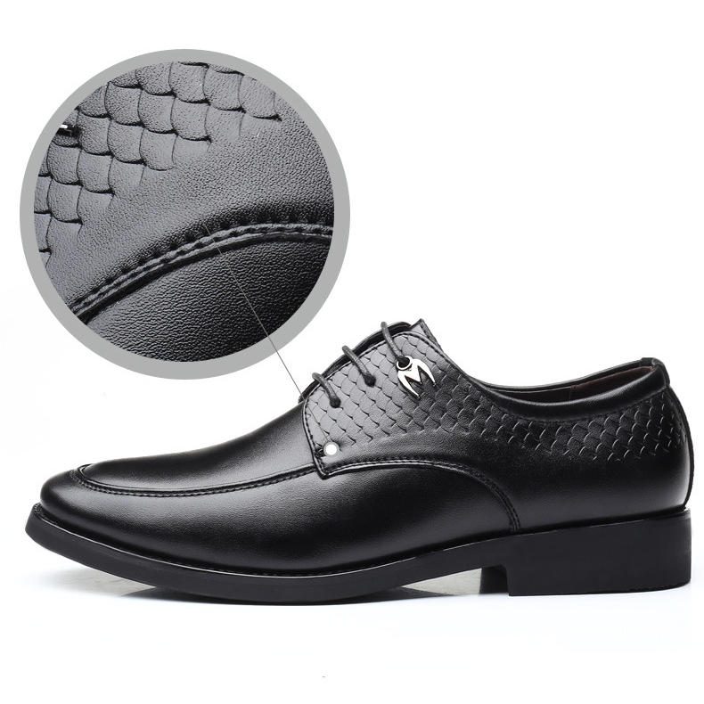 Formell Sko Casual Pattern Slip On Soft Business Oxfords