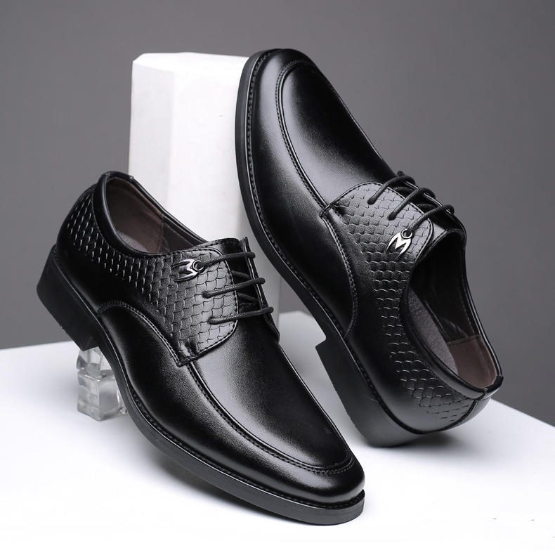 Formell Sko Casual Pattern Slip On Soft Business Oxfords