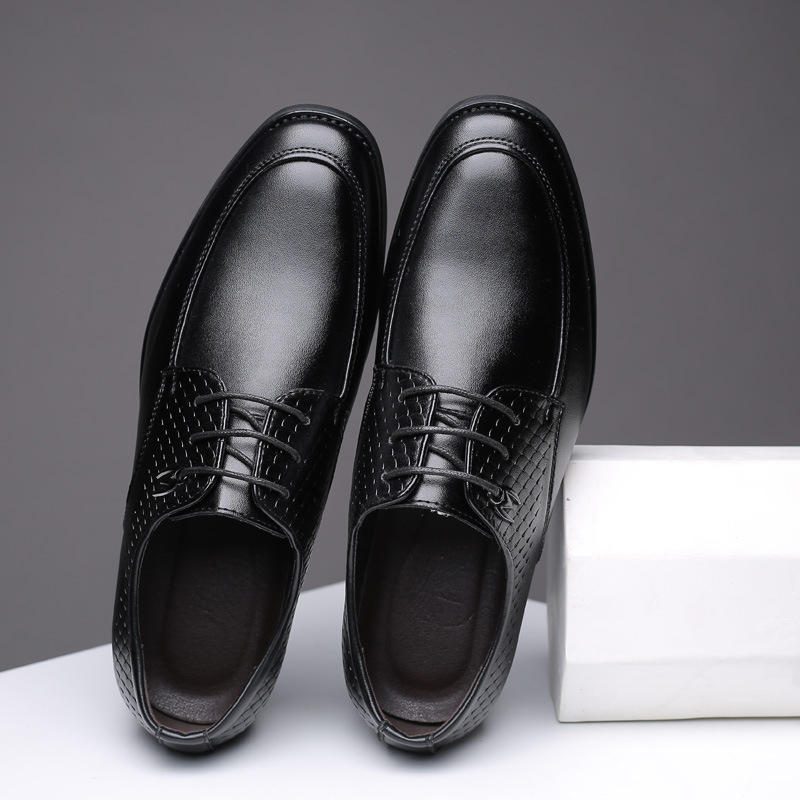 Formell Sko Casual Pattern Slip On Soft Business Oxfords