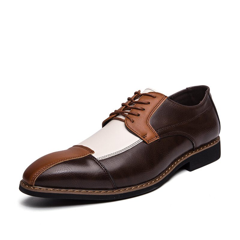 Menn Pu Skinn Stilig Oxfords Business Dress Sko