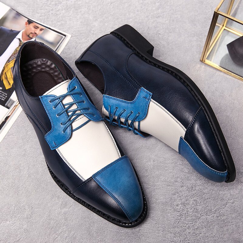 Menn Pu Skinn Stilig Oxfords Business Dress Sko