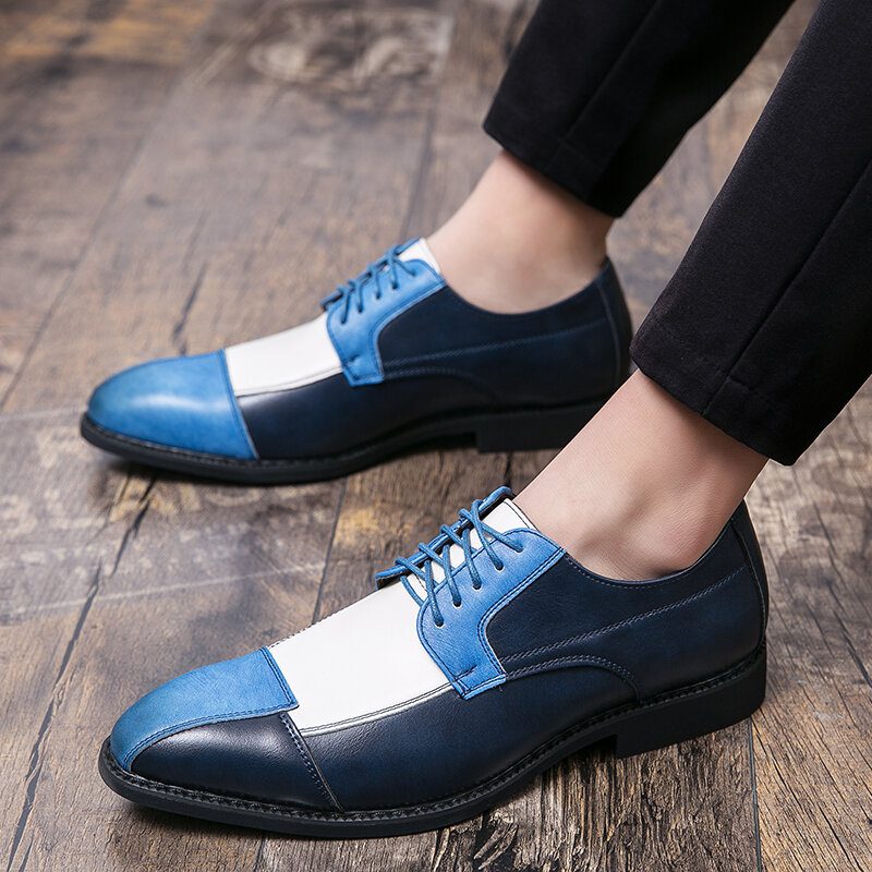 Menn Pu Skinn Stilig Oxfords Business Dress Sko