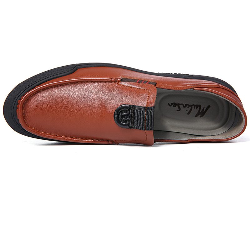 Menn Pure Color Casual Myk Kjøring Walking Loafers