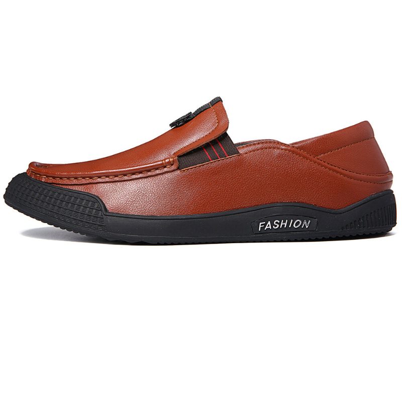 Menn Pure Color Casual Myk Kjøring Walking Loafers