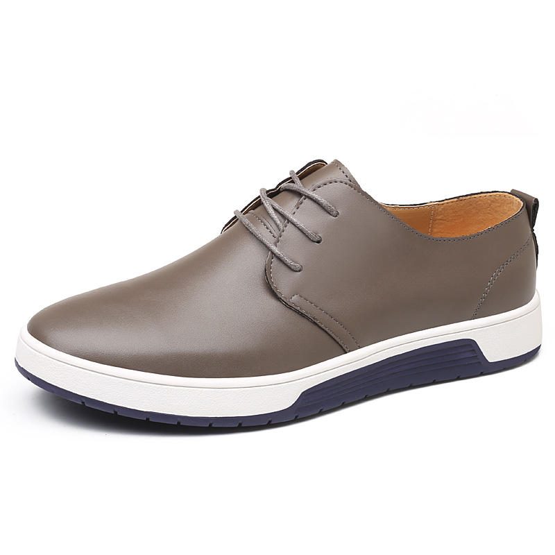 Mykt Skinn Casual Business Office Flate Oxfords