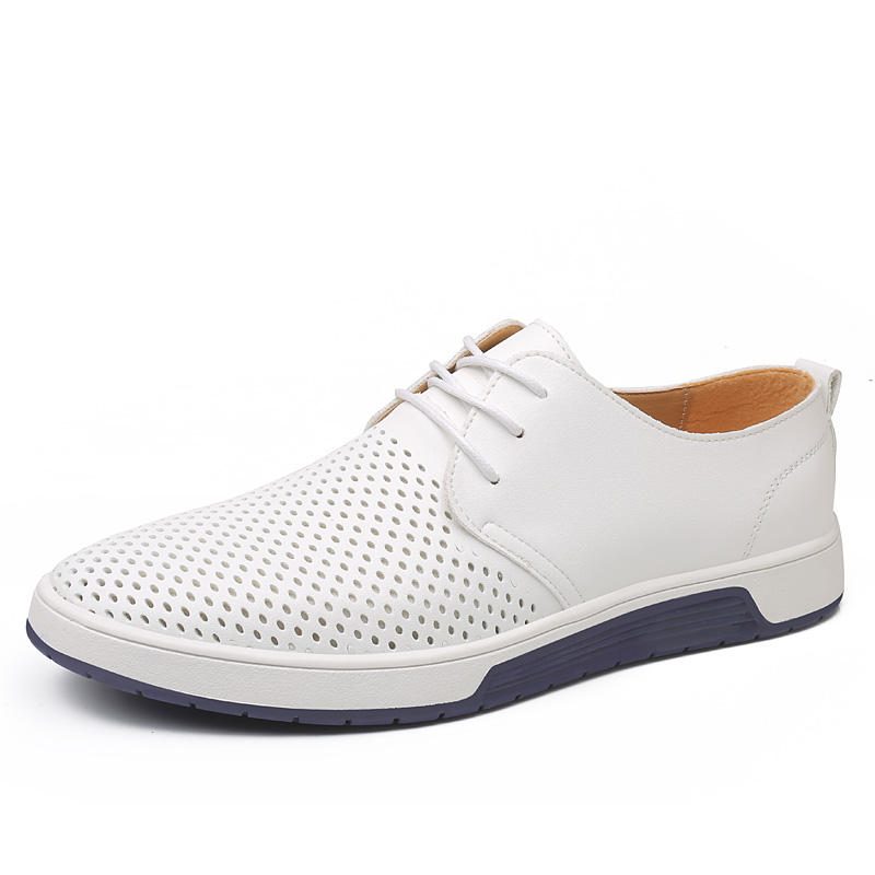 Mykt Skinn Casual Business Office Flate Oxfords