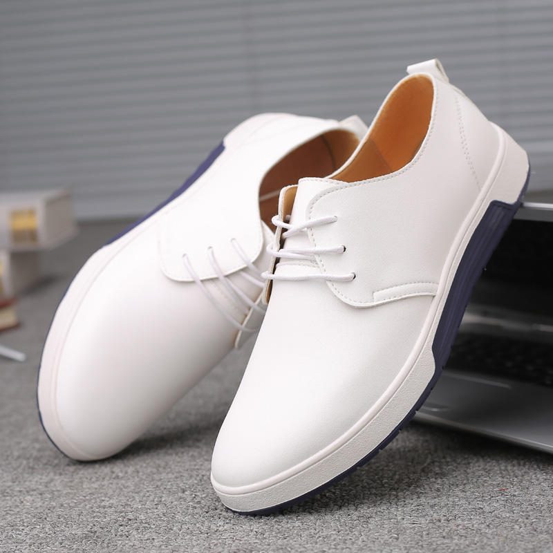 Mykt Skinn Casual Business Office Flate Oxfords