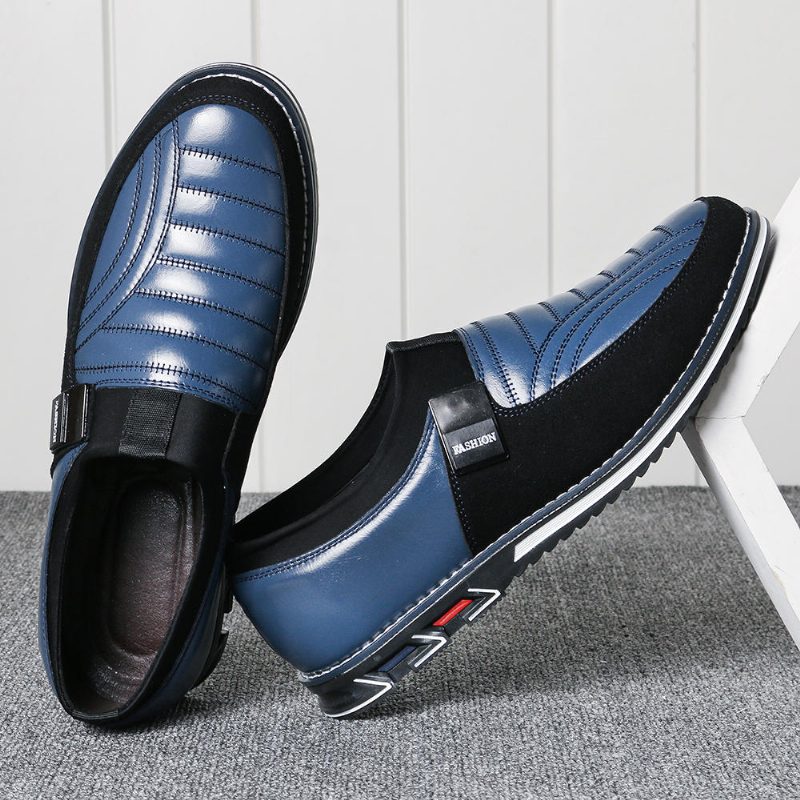 Sklisikker Mikrofiberskinn Casual Business Office Oxfords