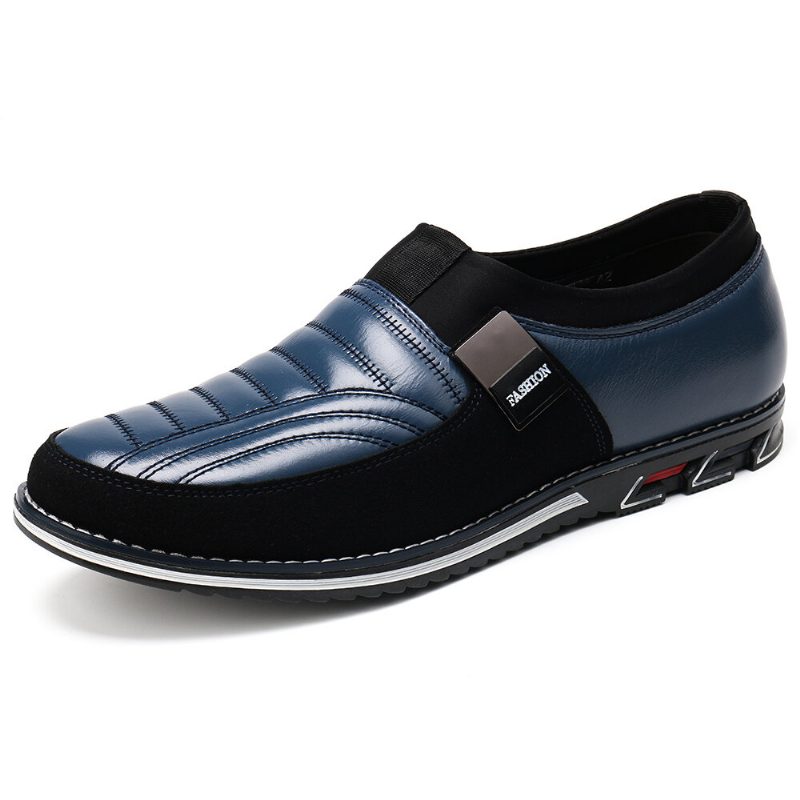 Sklisikker Mikrofiberskinn Casual Business Office Oxfords