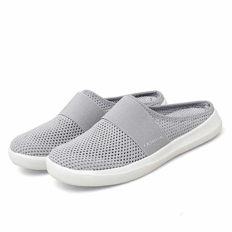 Dame Casual Mote Mesh Komfortable Slip-on Loafers