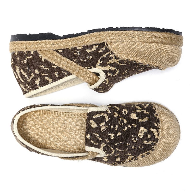 Dame Lin Håndlaget Espadrille Comfy Wearable Casual Loafers