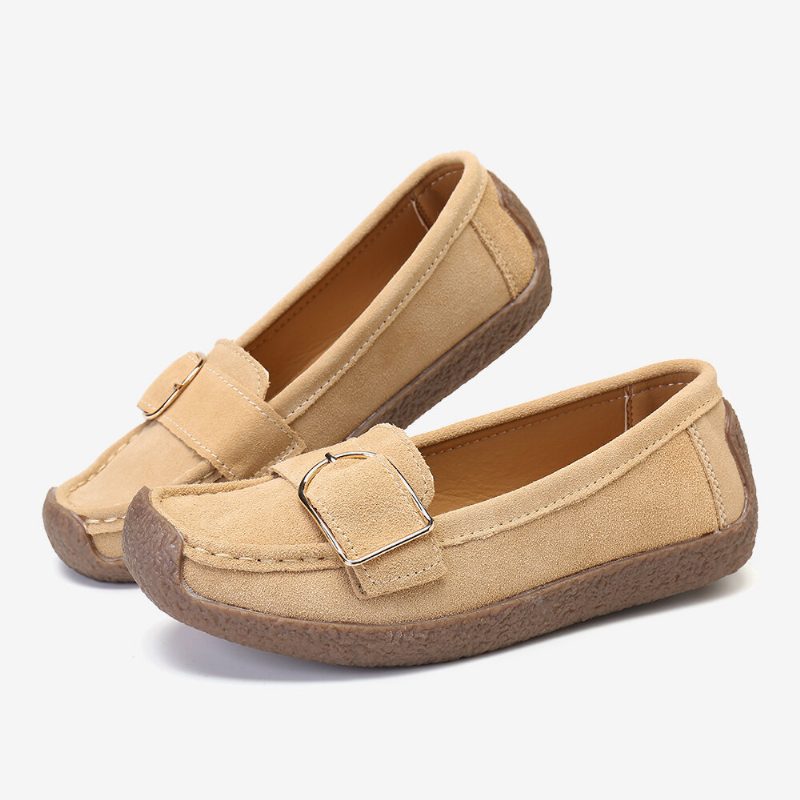 Kvinner Myk Sålespenne Pustende Casual Slip On Flats