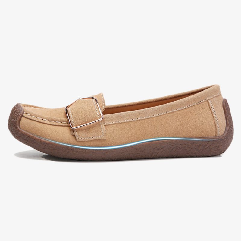 Kvinner Myk Sålespenne Pustende Casual Slip On Flats