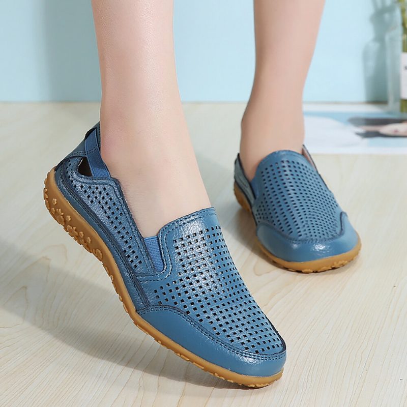 Sports Comfy Hollow Slip On Flate Loafers