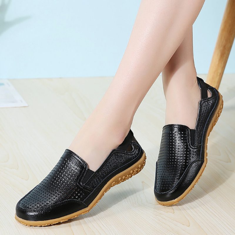 Sports Comfy Hollow Slip On Flate Loafers