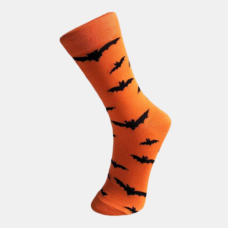 Halloween Par Sokker Cotton Pumpkin Tube Sokker