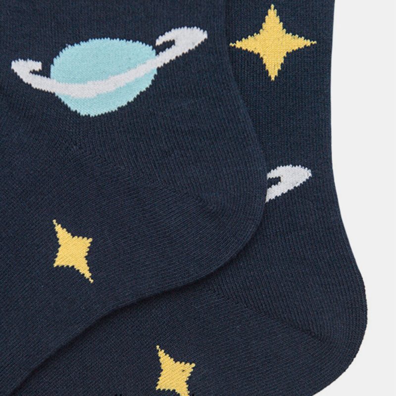 Sokker Herre Strømper Dame Trend Starry Sky Tube Cotton Street Sokker