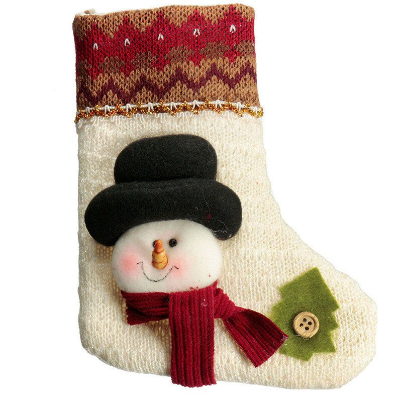 Unisex Bomull Jacquard Santa Claus Snowman Elg Vintersokker