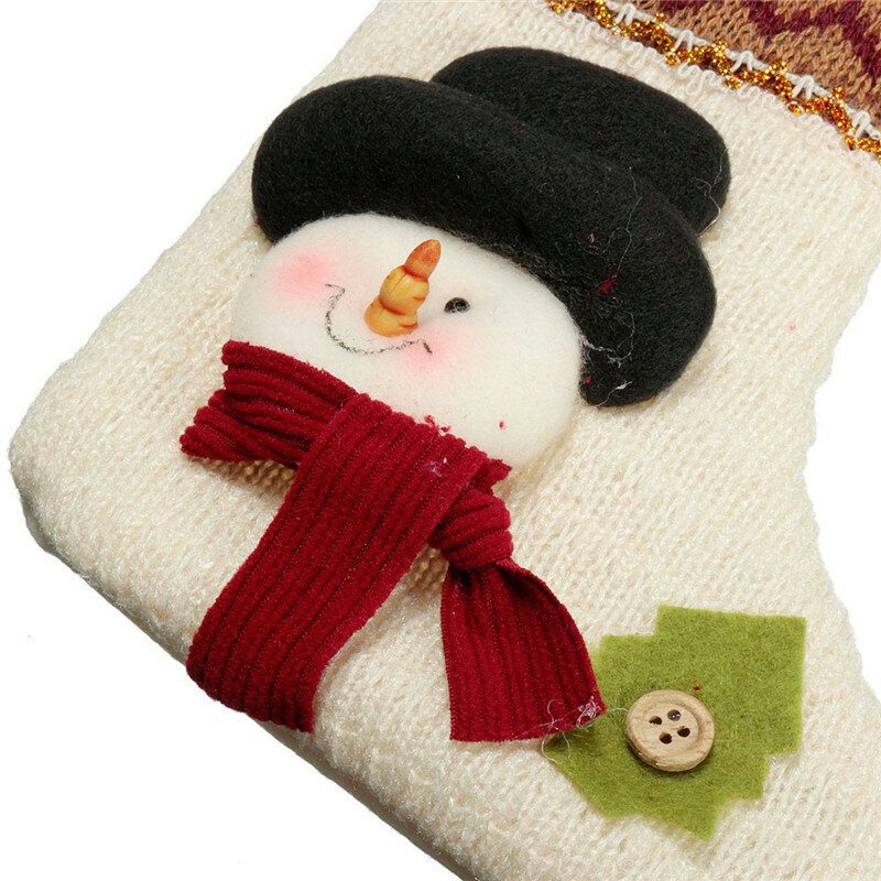 Unisex Bomull Jacquard Santa Claus Snowman Elg Vintersokker