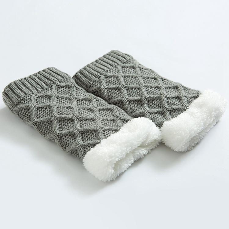 Unisex Vinterbeinvarmer Thicken Fleece Liner Pads Sokker