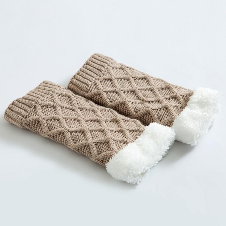 Unisex Vinterbeinvarmer Thicken Fleece Liner Pads Sokker