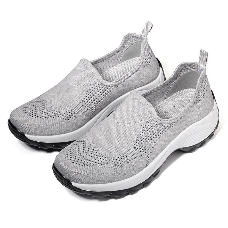 Casual Comfy Pustende Outdoor Mesh Joggesko For Kvinner