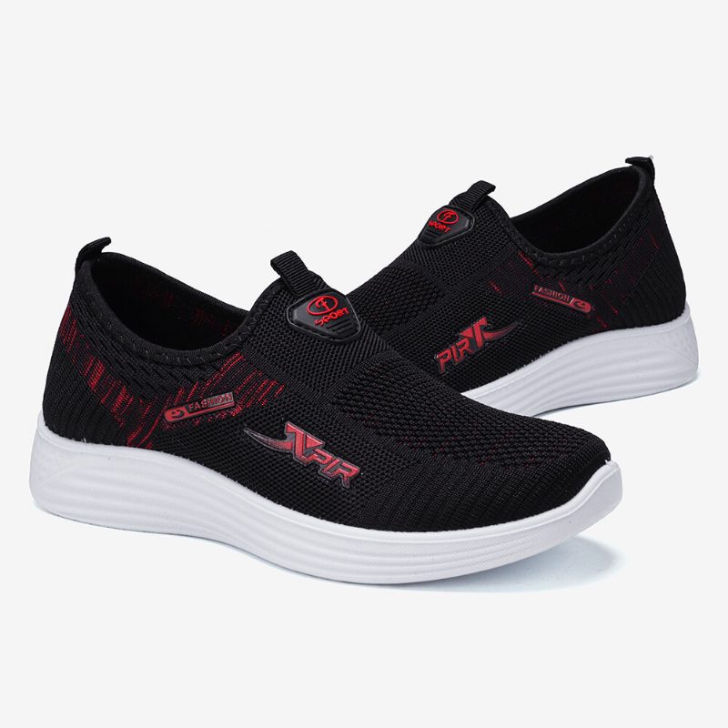 Dame Casual Pustende Mesh Slip-on Walking Sneakers