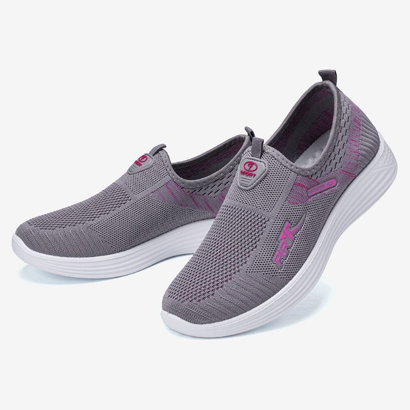 Dame Casual Pustende Mesh Slip-on Walking Sneakers